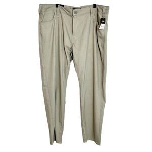 34 HERITAGE LATTE MELANGE COURAGE MID-RISE STRAIGHT MEN PANTS SIZE 40 BRAND NEW